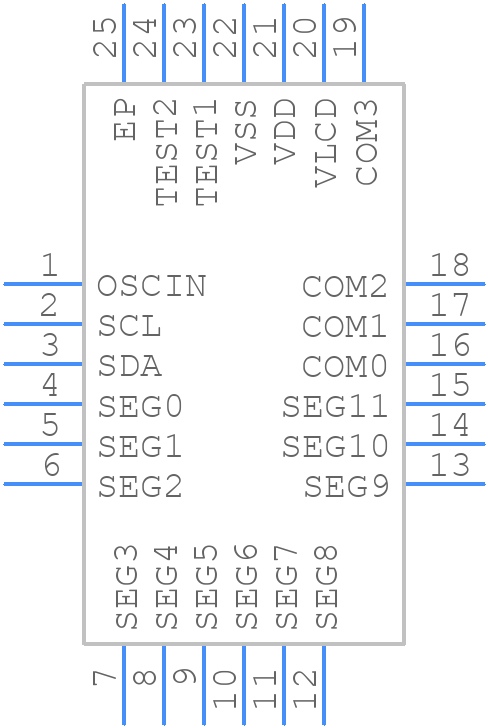 BU9796AMUV-E2 - ROHM Semiconductor - PCB symbol