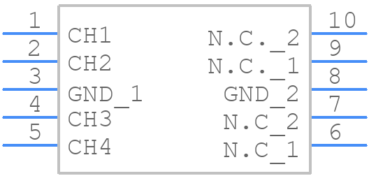 IP4292CZ10-TBR,115 - Nexperia - PCB symbol