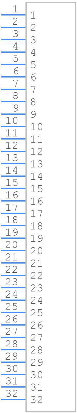 ESQ-132-34-L-S - SAMTEC - PCB symbol