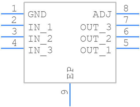 AP7363-SP-13 - Diodes Incorporated - PCB symbol