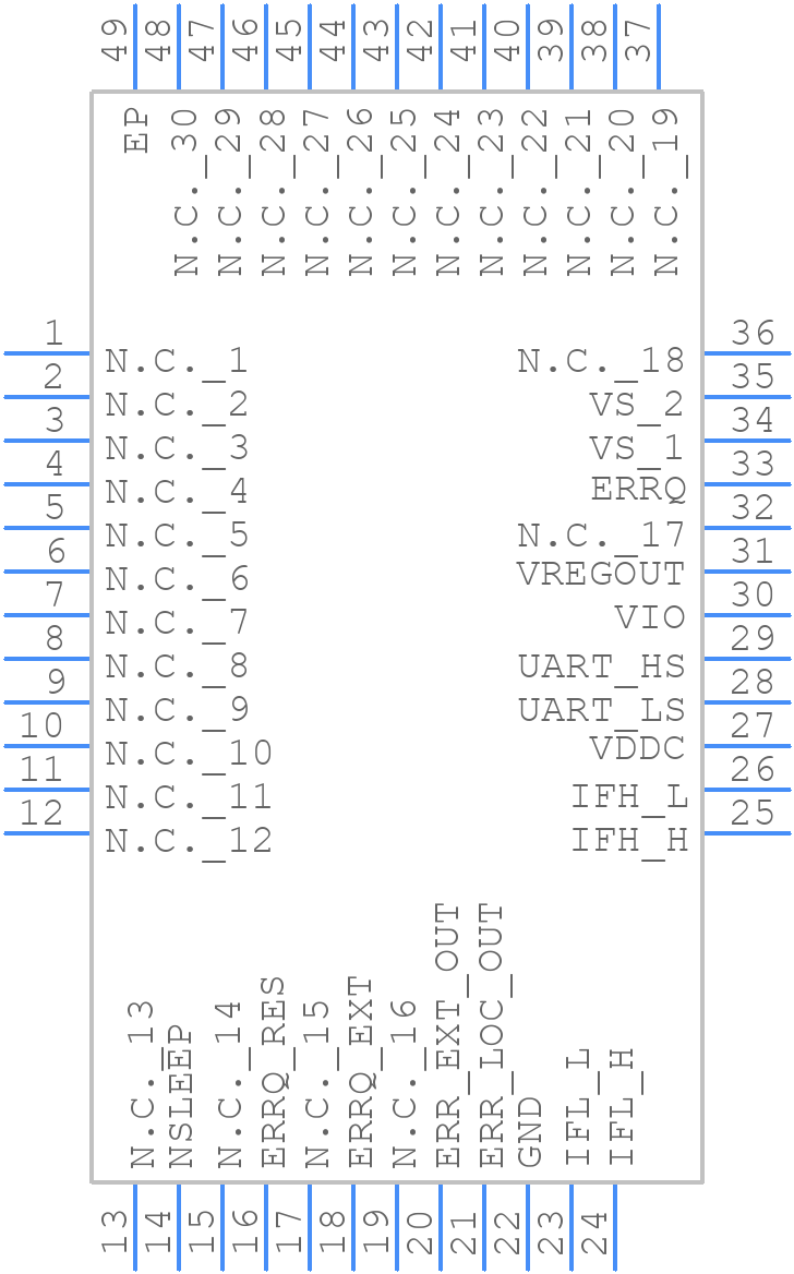 TLE9015QUXUMA1 - Infineon - PCB symbol