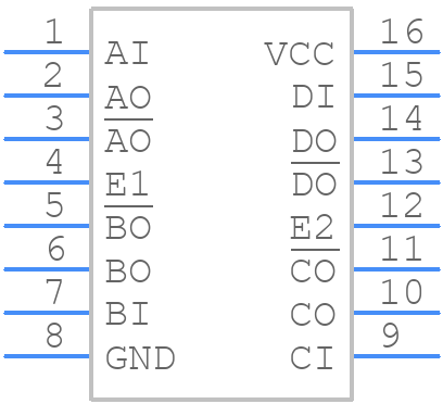TB5D2HLDR - Texas Instruments - PCB symbol