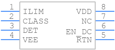 TPS2370DR - Texas Instruments - PCB symbol
