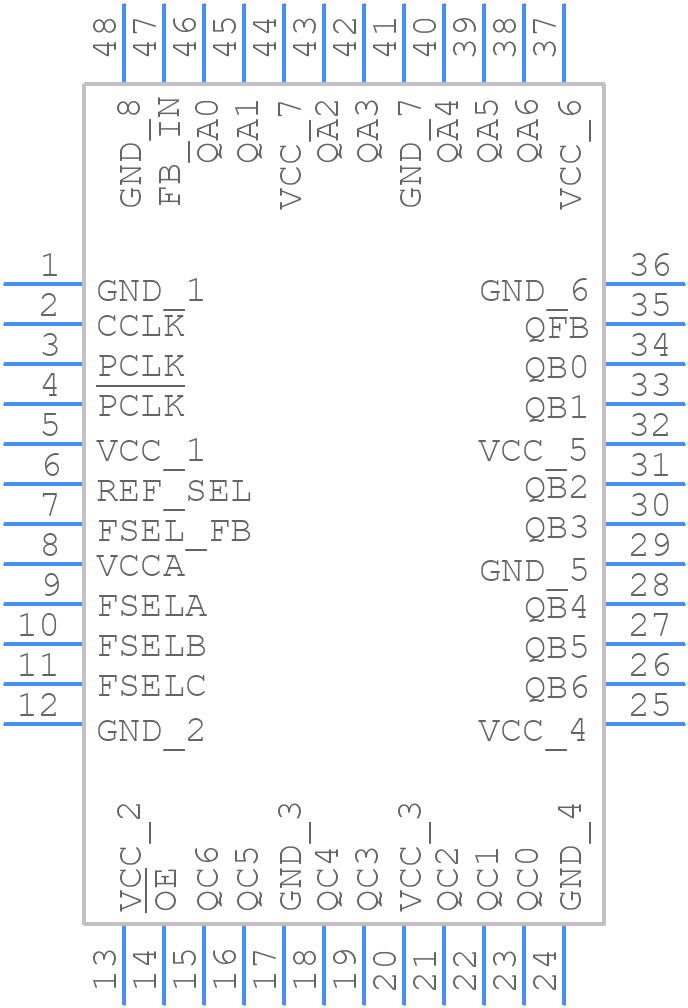 MPC9600FA - Renesas Electronics - PCB symbol
