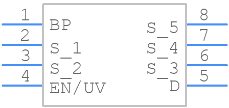 TNY256P - Power Integrations - PCB symbol