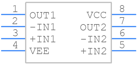 LM358FVJ-E2 - ROHM Semiconductor - PCB symbol