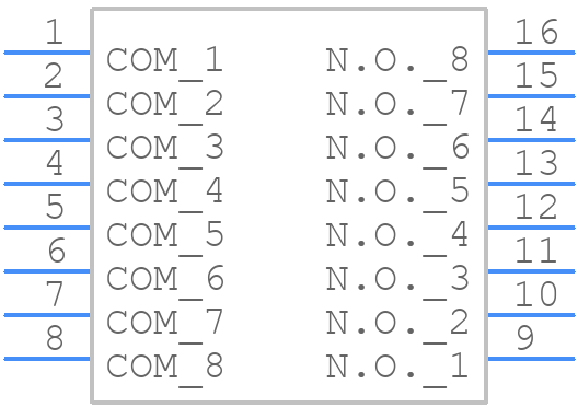 SDA08H1SBDR - C & K COMPONENTS - PCB symbol