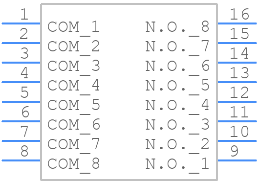 SDA08H1SBDR - LITTELFUSE - PCB symbol