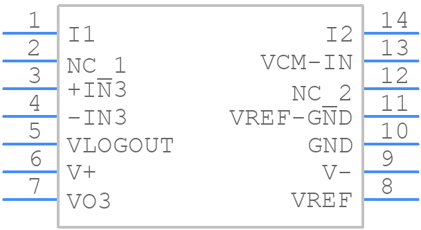 LOG112AIDR - Texas Instruments - PCB symbol