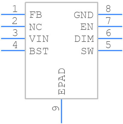 MP9486AGN - Monolithic Power Systems (MPS) - PCB symbol