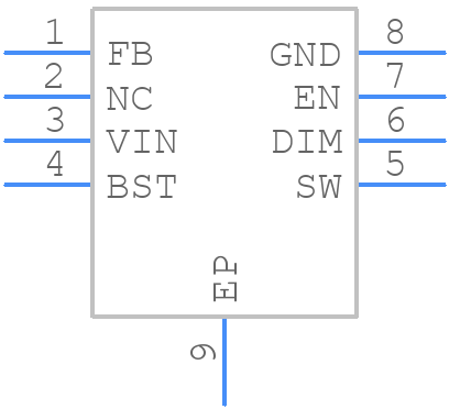 MP9486GN-Z - Monolithic Power Systems (MPS) - PCB symbol