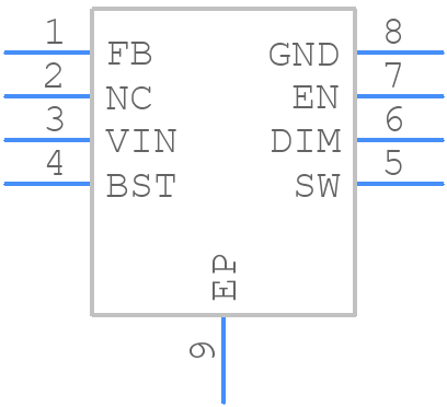 MP9486GN - Monolithic Power Systems (MPS) - PCB symbol