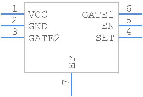MAX16013TT+ - Analog Devices - PCB symbol