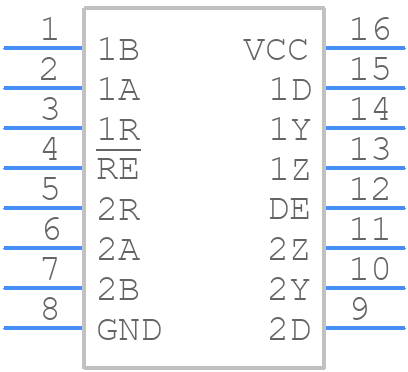 SN751177NG4 - Texas Instruments - PCB symbol