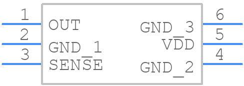 TLV6713DDCR - Texas Instruments - PCB symbol