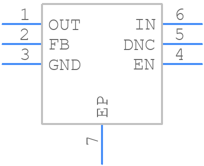 PTLV75901PDRVR - Texas Instruments - PCB symbol