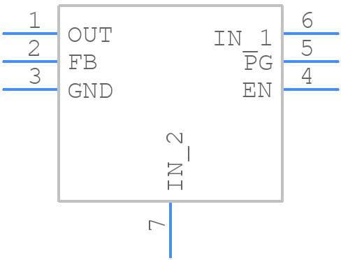 PTPS74501PDRVR - Texas Instruments - PCB symbol