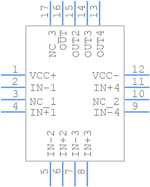TSX3704IQ4T - STMicroelectronics - PCB symbol