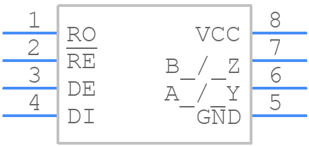 ISL81485IB-T - Renesas Electronics - PCB symbol