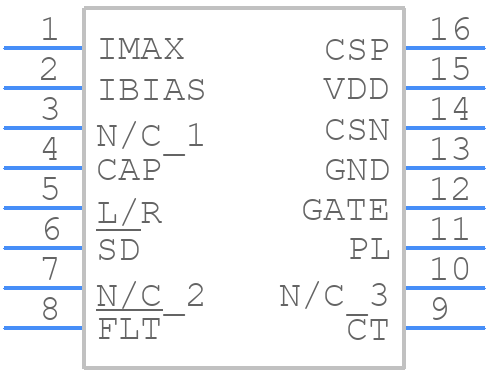 UCC2919DG4 - Texas Instruments - PCB symbol