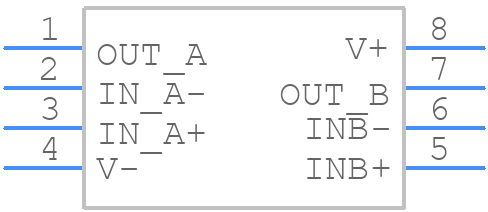 LMV393MMX - Texas Instruments - PCB symbol