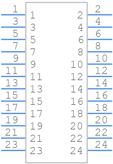 ZSS-112-06-G-D-1040 - SAMTEC - PCB symbol