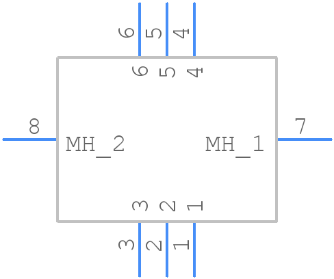 0430450625 - Molex - PCB symbol