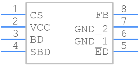 LNK4114D-TL - Power Integrations - PCB symbol