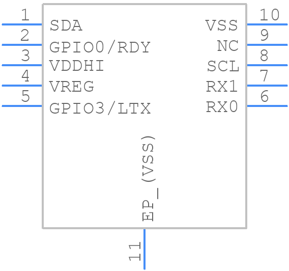 IQS620A-0-DNR - Azoteq - PCB symbol