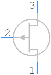 2N5020 - InterFET - PCB symbol