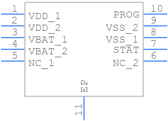 MCP73213-A6W/MF - Microchip - PCB symbol