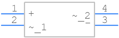 W02G - Vishay - PCB symbol