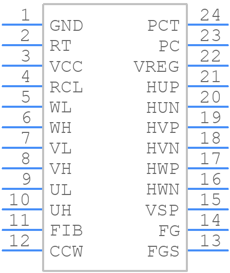 BD62018AFS-E2 - ROHM Semiconductor - PCB symbol