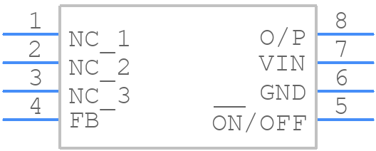 LM2594-5.0 MWA/NOPB - Texas Instruments - PCB symbol