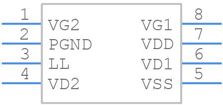 MP6924AGS-Z - Monolithic Power Systems (MPS) - PCB symbol