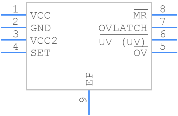 MAX6760TATWD3+T - Analog Devices - PCB symbol