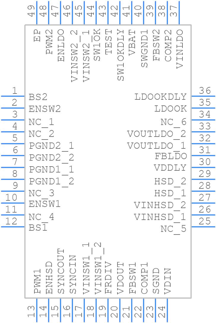 L5963Q-V0Y - STMicroelectronics - PCB symbol
