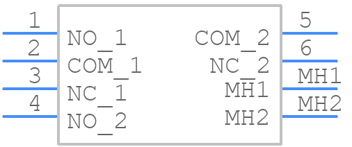 7201TA3QE - C & K COMPONENTS - PCB symbol