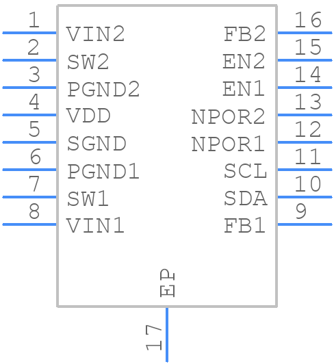 LM3370SDX-3416/NOPB - Texas Instruments - PCB symbol