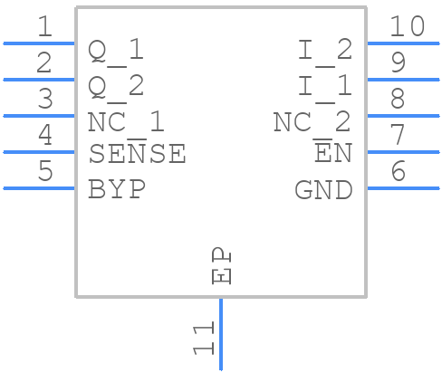TLS205B0LDV50XUMA1 - Infineon - PCB symbol