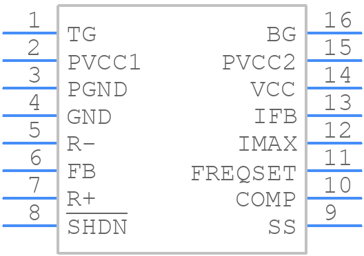 LTC3831EGN#PBF - Analog Devices - PCB symbol