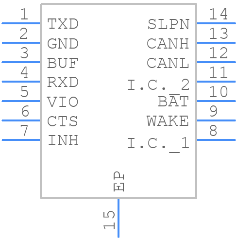 UJA1162TK,118 - NXP - PCB symbol