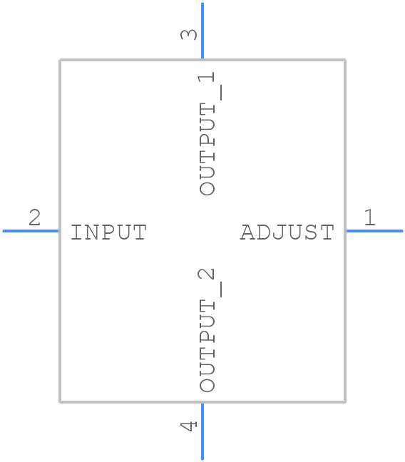 LM217K - STMicroelectronics - PCB symbol