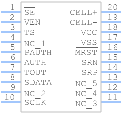 BQ27350PWR - Texas Instruments - PCB symbol