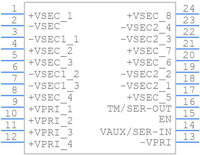 BCM6123TD1E2663T00 - VICOR - PCB symbol
