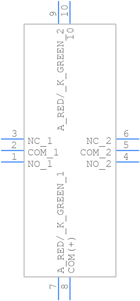 M2123TCFW13 - NKK Switches - PCB symbol