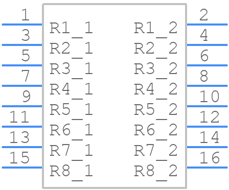 CAT16-471J8LF - Bourns - PCB symbol
