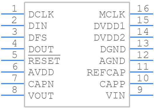 AD74111YRUZ-REEL7 - Analog Devices - PCB symbol