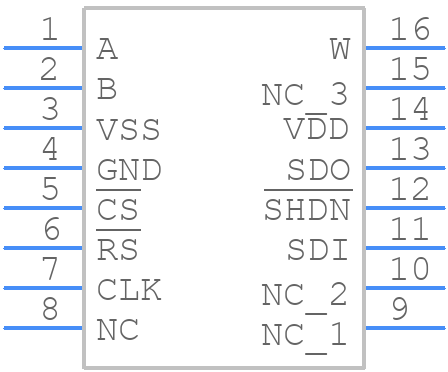 AD7376ARWZ100 - Analog Devices - PCB symbol