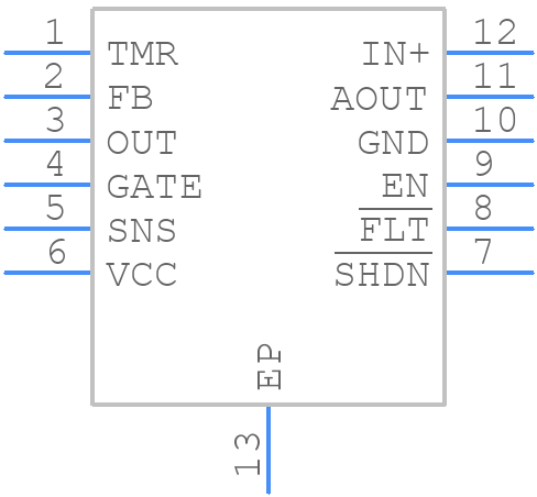LT4356HDE-3#PBF - Analog Devices - PCB symbol